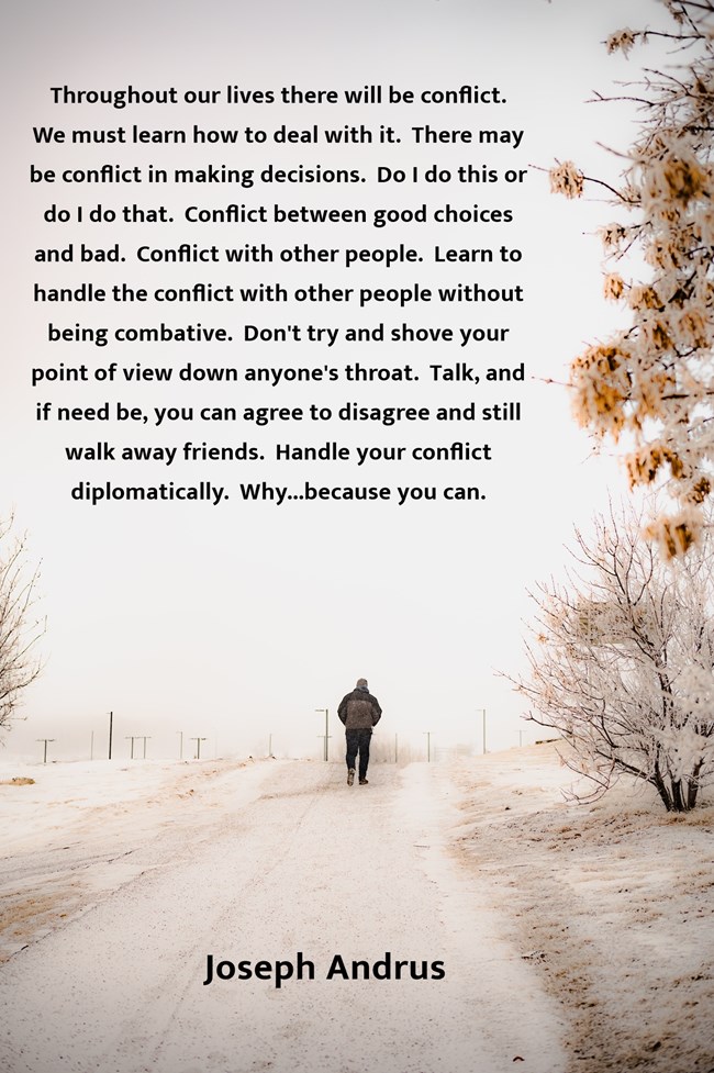 Learn to Deal With Conflict