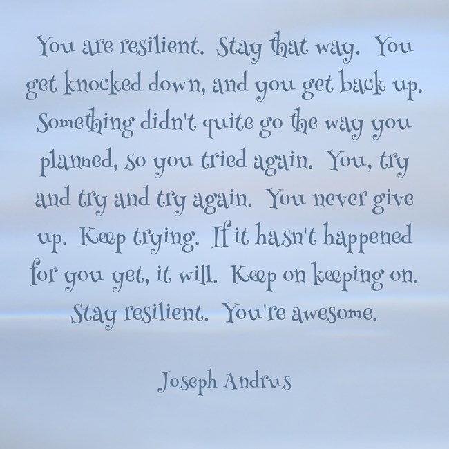 Stay Resilient